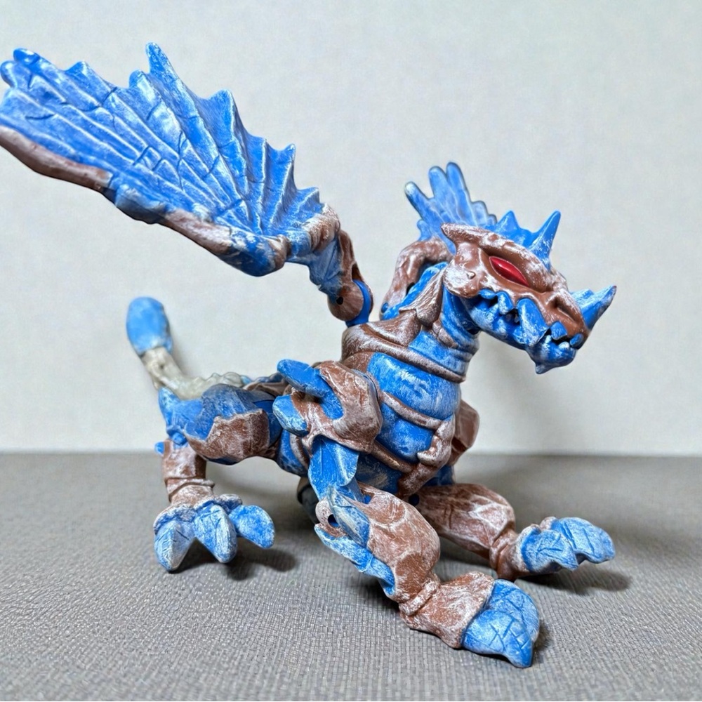 Vintage Mega Bloks Fire & Ice Blue Frost Dragon 9875 - Picture 2 of 9
